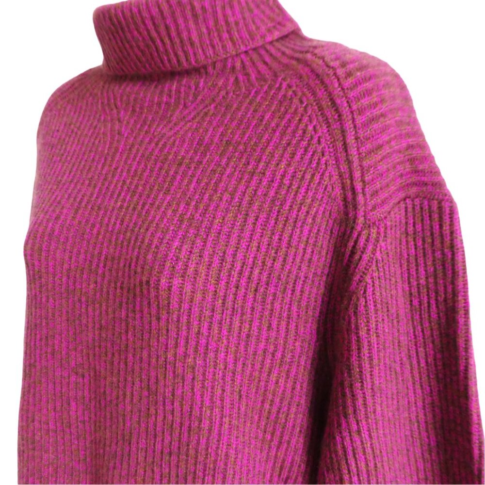 CaSHMeRe Rag & Bone New York Turtleneck Sweater Marled Relaxed Fit Quality
